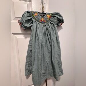 Silly Goose size 3 hand smocked dress